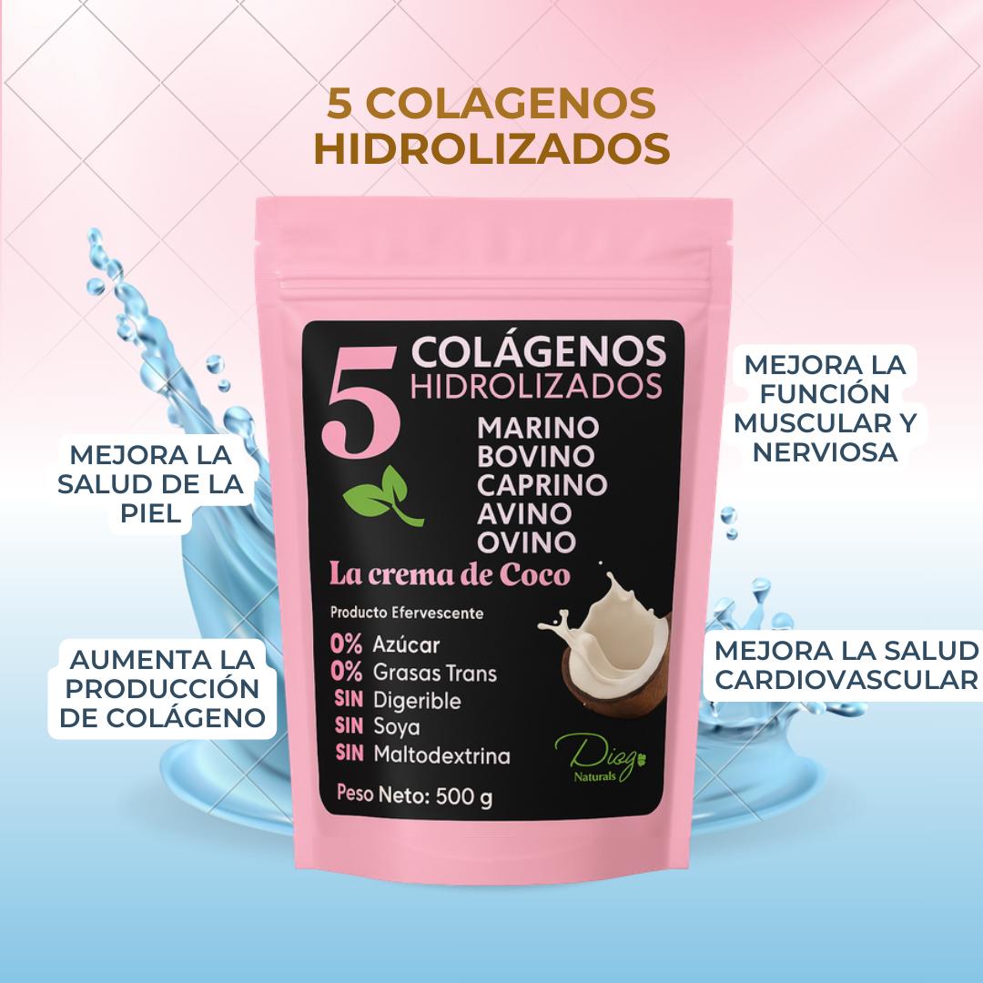 5 COLAGENOS HIDROLIZADO