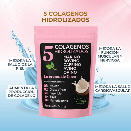 5 COLAGENOS HIDROLIZADO